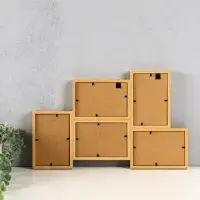 Фоторамка МДФ, стекло на 5 фото 10х15 "Сливки" 28,5х45,5х2,2 см