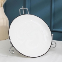 Подставка под тарелки Доляна, 13,5&times;20,5 см, цвет хромированный