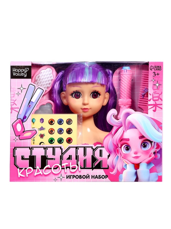 HAPPY VALLEY Игровой набор кукла-манекен "Студия красоты" с аксессуарами, аниме