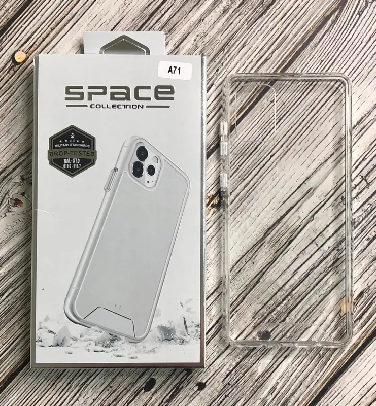 Чехол SPACE Samsung A71 противоударный прозрачный