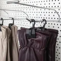 Крючок - вешалка с прищепкой, 50 шт. 3&times;5.5&times;1.7 см, чёрный