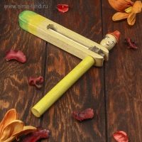 Сувенирный музыкальный инструмент "Трещотка цветная" 21х17х2 см