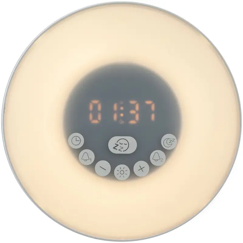 Лампа-колонка со световым будильником dreamTime, ver.2, белая