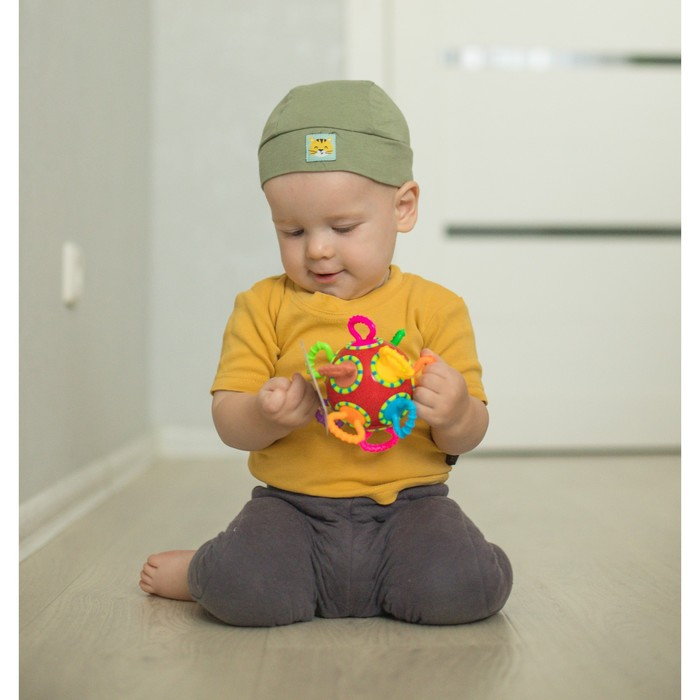 Развивающая игрушка - погремушка, &laquo;Шар - трещотка&raquo;, погремушка, цвет МИКС, Крошка Я