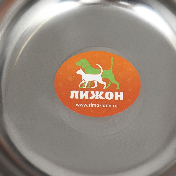 Миска металлическая эконом, 1 л, 17 х 6,5 см