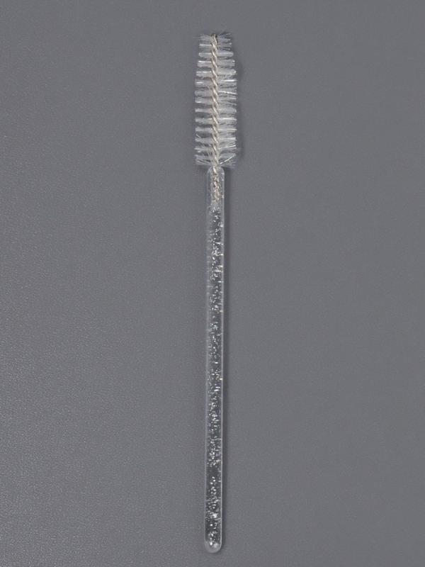 Щёточки для бровей и ресниц, набор - 50 шт, 10 см, цвет белый/прозрачный