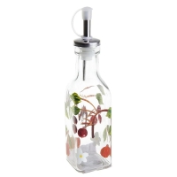 Бутыль стеклянная для соусов и масла &laquo;Вишнёвый сад&raquo;, 200 мл, 5&times;20 см