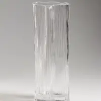 Ваза стекло настольная "Энико" 25х9 см, прозрачный