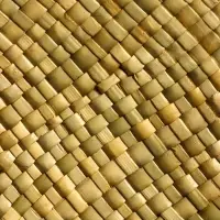 Сумка плетёная на молнии из пандана 30х10х35 см, светло-коричневый