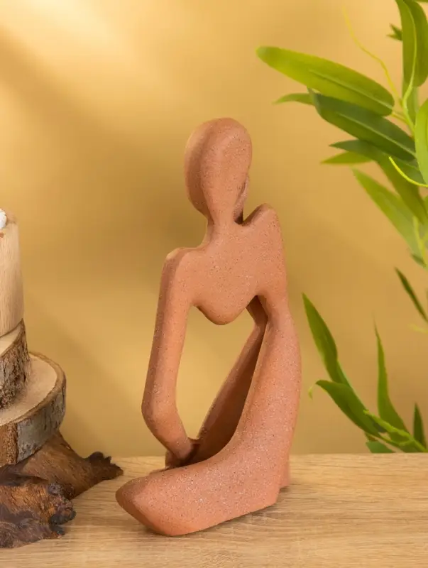 Сувенирный набор "Мыслители" 9х6х20 см (3 шт), алюминий