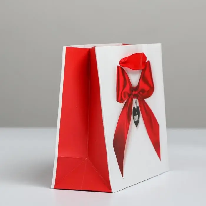 Пакет подарочный ламинированный, упаковка, &laquo;Счастье моё&raquo;, S 15 х 12 х 5.5 см