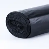 Мешки для мусора 180 л, 80 мкм, ПВД, 10 шт, цвет черный