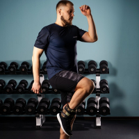 Утяжелители ONLYTOP, 2 шт. х 2 кг, цвет хаки