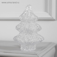Светодиодная фигура &laquo;Ёлочка&raquo; 7 &times; 21 &times; 7 см, акрил, 20 LED, батарейки ААх2 (не в комплекте), свечение белое