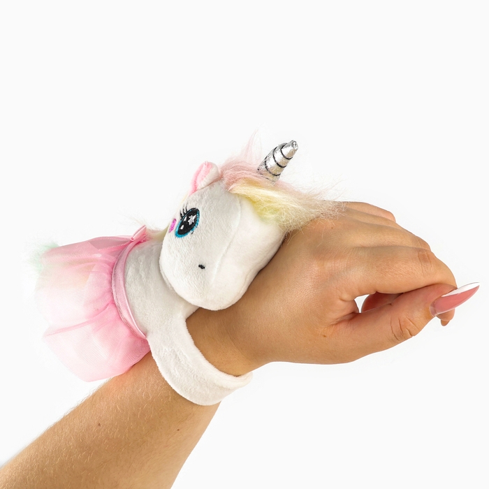 Мягкая игрушка &laquo;Обнимашка-Единорог&raquo;, браслет