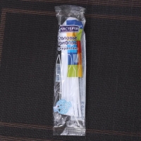 Набор белых пластиковых одноразовых ложек, 16 см, 12 шт