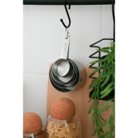 Набор мерных ложек Доляна &laquo;Кристалл&raquo;, 5 шт: 30/60/80/125/250 мл, нержавеющая сталь, серебристый