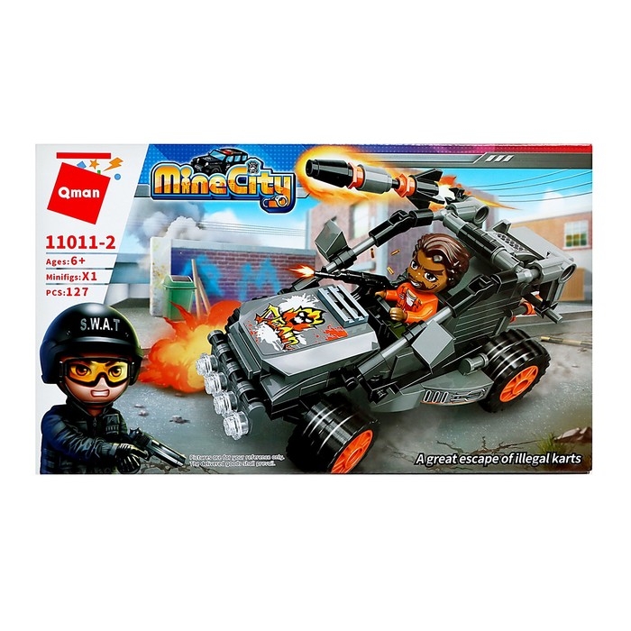 Конструктор Полиция &laquo;Стражи города&raquo;, 4 вида МИКС