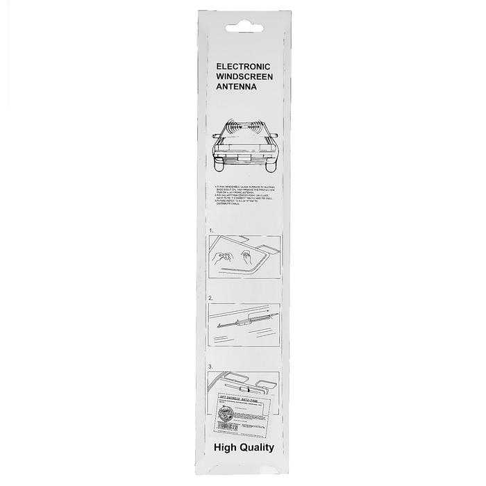 Антенна автомобильная внутрисалонная, активная, 25 см, всеволновая, кабель 2,5 м