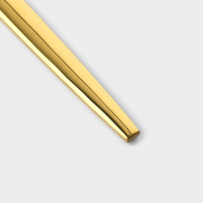 Набор ножей столовых из нержавеющей стали Magistro &laquo;Блинк&raquo;, длина 22 см, 6 шт, цвет золото