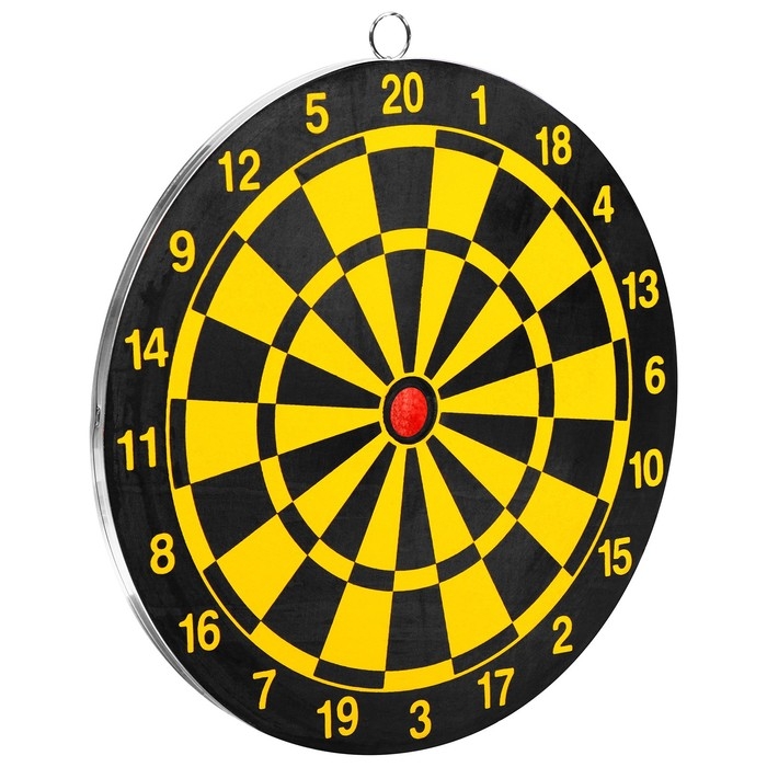 Дартс, мишень диаметром 22 см, 2 дротика