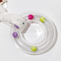 Комфортер - игрушка &laquo;Серый мишка&raquo;, погремушка, прорезыватель, цвет серый, Крошка Я