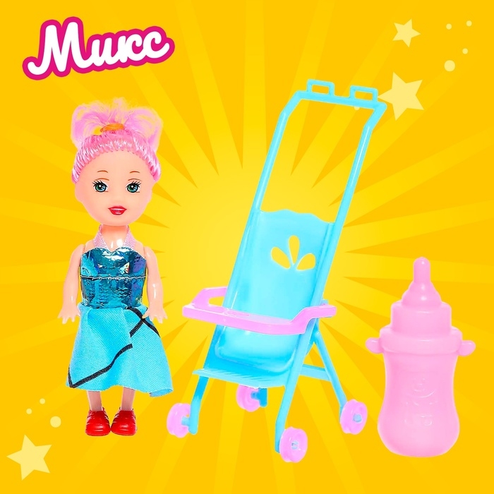 Кукла малышка &laquo;Ева&raquo; с аксессуарами, МИКС