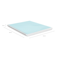 Тетрадь A4 на спирали, 80 листов в клетку, ErichKrause Glance Vivid, пластиковая обложка, блок офсет 100% белизна, МИКС