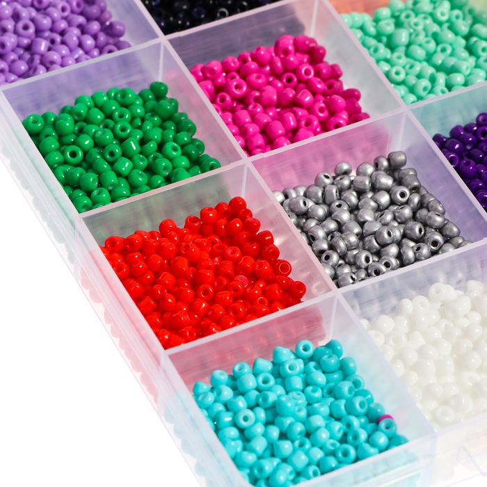 Набор для творчества &laquo;Создай своё украшение&raquo;, бисер, 24 вида