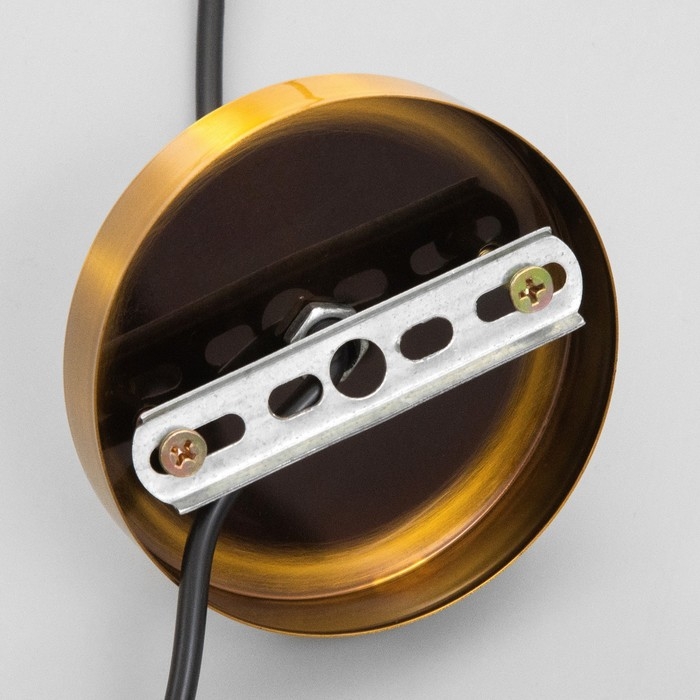 Светильник BayerLux "Анетта" Е27 40Вт золото 16х16х23-123см