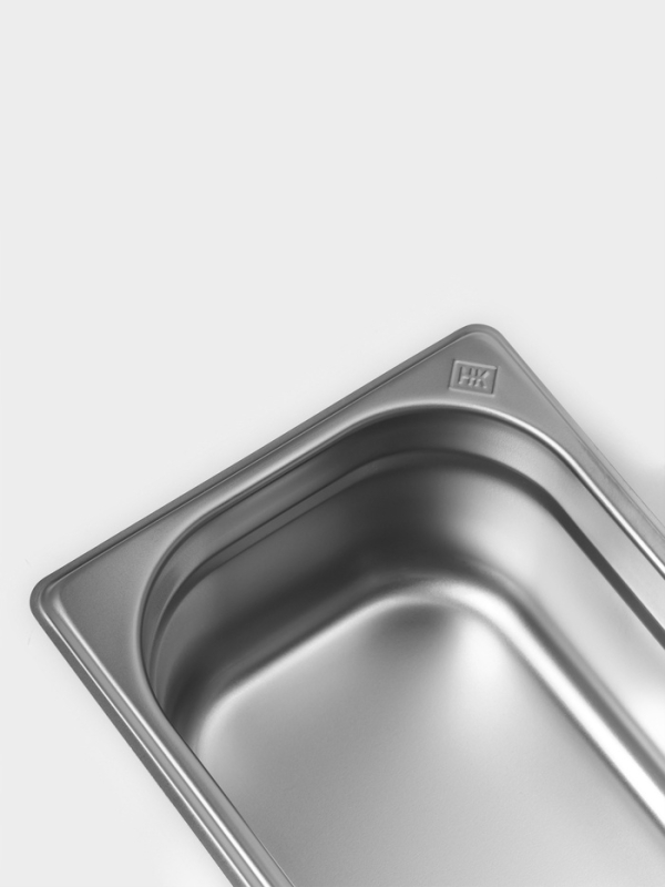 Гастроемкость 1/3x100 мм, 325x176x100 мм, толщина 0,8 мм