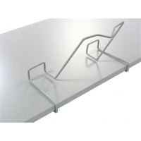 Подставка для книг, металлическая, для парт толщиной до 20 мм, серая