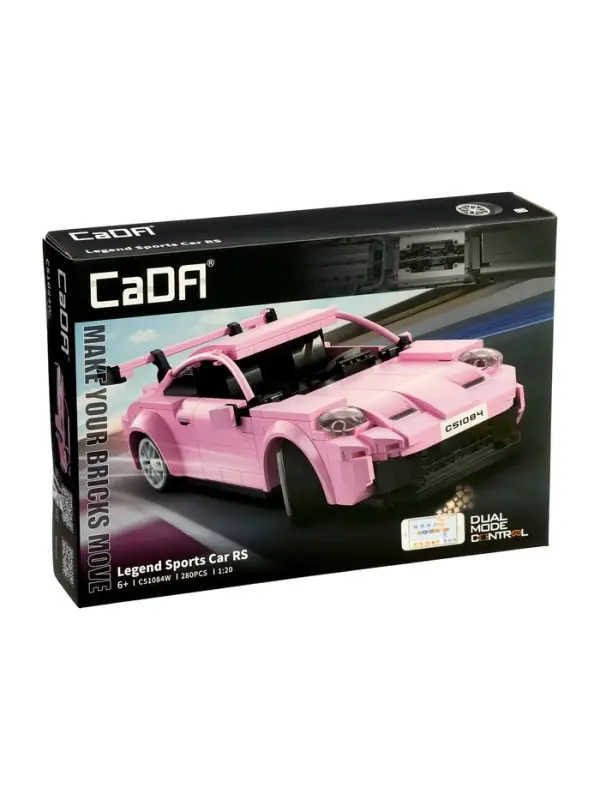 Конструктор радиоуправляемый "Спорткар", 280 деталей, 2 варианта управления