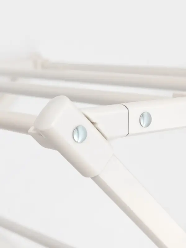 Сушилка для белья напольная LaDо́m, складная, раздвижная, металл, белая