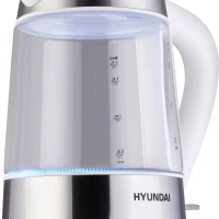 Чайник HYK-G3606 1,7л 2200Вт белый (стекло)