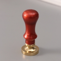 Печать для сургуча с пластиковой ручкой "Буква Q на вензеле" 2,5х2,5х6,3 см