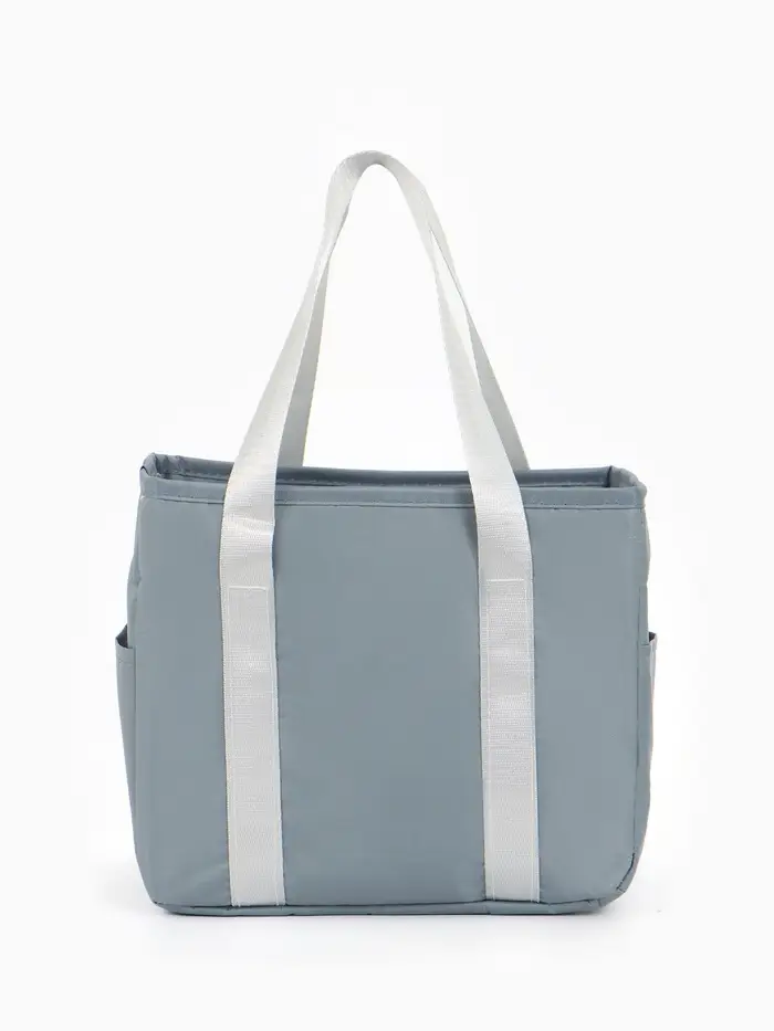 Термосумка на молнии, 6.4 л, цвет серый