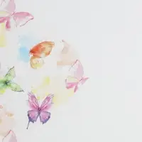 Бумага упаковочная глянцевая &laquo;Акварельные бабочки&raquo;, 50 х 70 см