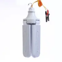 Фонарь кемпинговый, 32 Вт, SMD 2835, кабель l-1.5 м, с зажимом от 12 В, 8.4 х 8.4 х 24 см