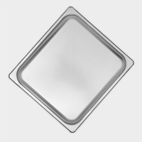 Гастроемкость 2/3 из нержавеющей стали, 150 мм, 35,5&times;32,5&times;15 см, толщина 0,8 мм