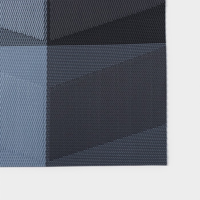 Салфетка сервировочная на стол &laquo;Пудра&raquo;, 45,5&times;30 см, цвет бежево-синий