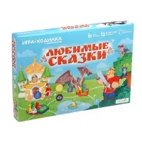 Игра-ходилка в коробке с карточками "Любимые сказки"