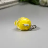 Фонарик брелок для ключей на кольце &laquo;Ёжик&raquo;, 2.8&times;3.5&times;4.8 см, МИКС