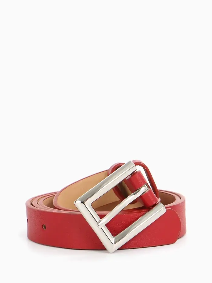 Ремень жен 04-01-02-01, Март2506, 2,3*0,3*110 см, без винта, пряж металл, 1 прокол,