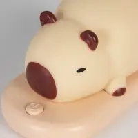 Ночник "Капибара на коврике" LED 3Вт 5V USB АКБ 9,3х15х13,2 см