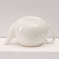 Сервиз фарфоровый чайный Доляна &laquo;Млечный путь&raquo;, 15 предметов: 6 чашек 220 мл, 6 блюдец d=13,5 см, молочник 300 мл, сахарница 350 мл, чайник 1000 мл, цвет белый