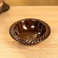 Чаша "Тарталетка" 16х16х5 см, дерево шишам