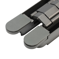 Петля скрытой установки LOCKLAND, 25х150 мм, с 3D-регулированием, цвет графит