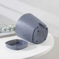 Горшок для цветов с прикорневым поливом &laquo;Amsterdam&raquo;, 1,35 л, d=14 см, темный камень