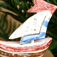 Сувенир "Кораблик" дерево 14х5х14 см
